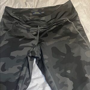 Polo by Ralph Lauren Camouflage Leggings - Black and Gray